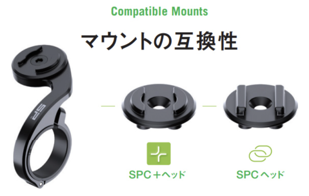 SPコネクト(SP CONNECT) 互換アダプター (SPC→SPC ) - 自転車用